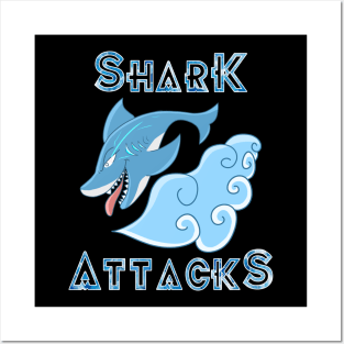 shark Attacks Posters and Art